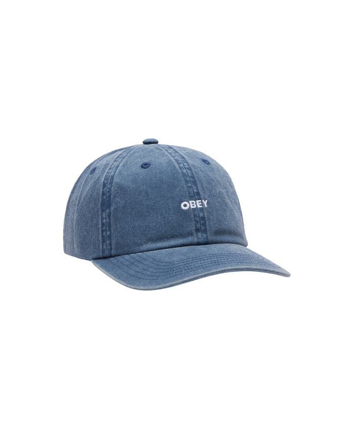PIGMENT BOLD 6 PANEL STRAPBACK - PIGMENT NAVY