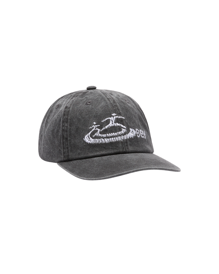 PIGMENT OBEY CORP 6 PANEL VELCRO BACK - PIGMENT BLACK