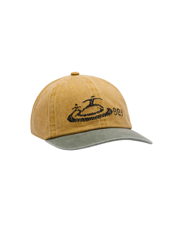 PIGMENT OBEY CORP 6 PANEL VELCRO BACK - PIGMENT MUSTARD MULTI