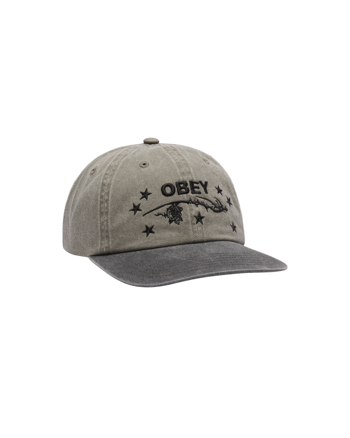 OBEY PENN PIGMENT 6 PANEL VELCRO BACK - PIGMENT OLIVE MULTI
