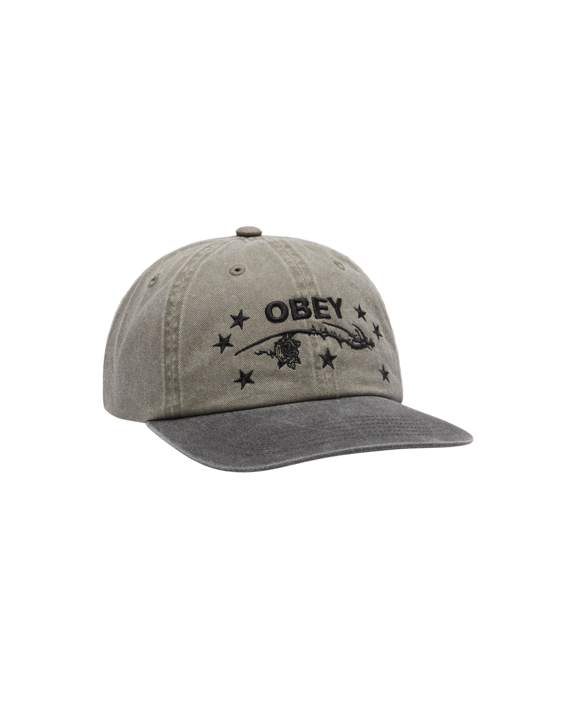 OBEY PENN PIGMENT 6 PANEL VELCRO BACK - PIGMENT OLIVE MULTI