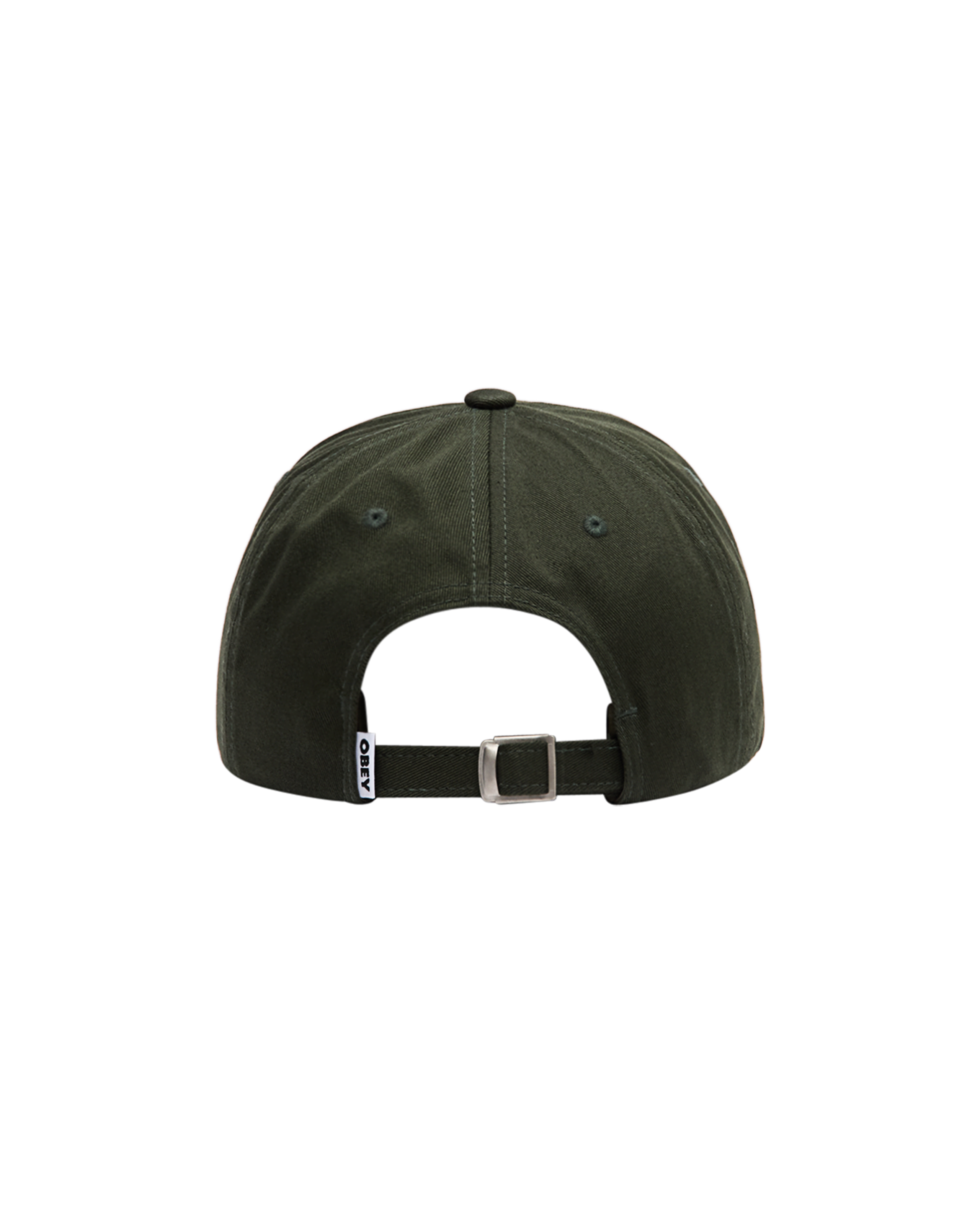 OBEY BOLD CURVE 6 PANEL STRAPBACK - DEEP FOREST
