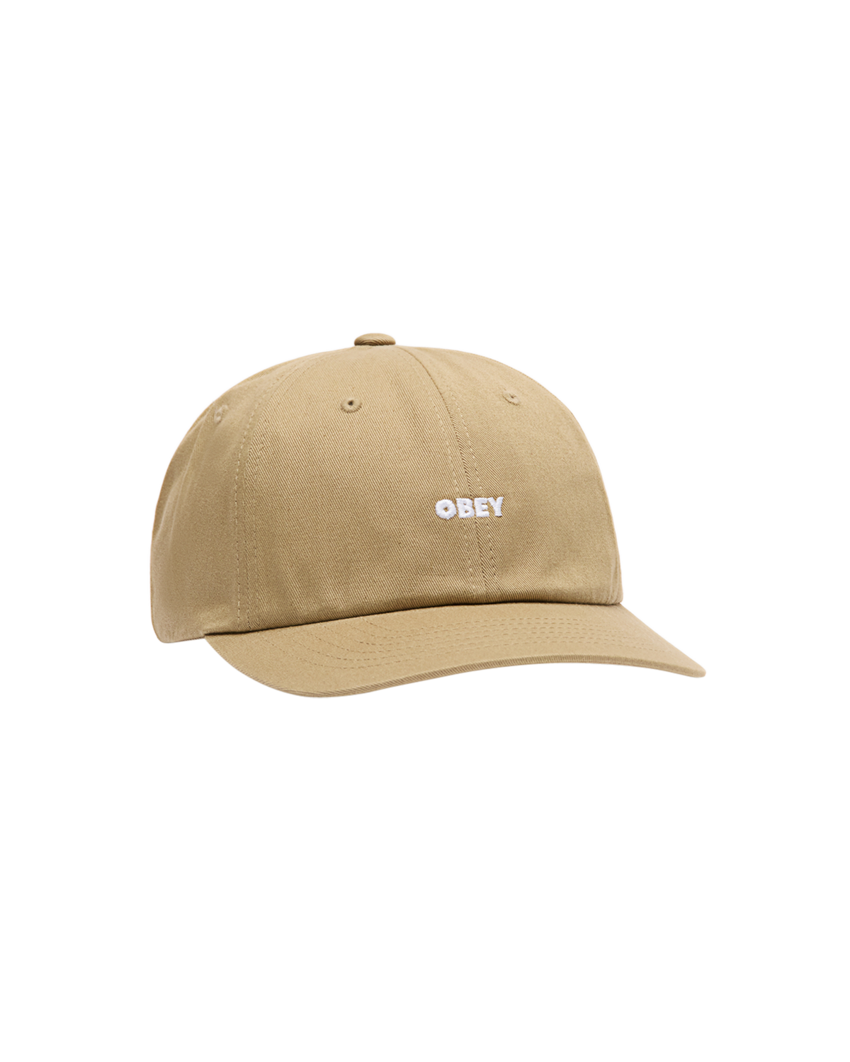 OBEY BOLD CURVE 6 PANEL STRAPBACK - KHAKI