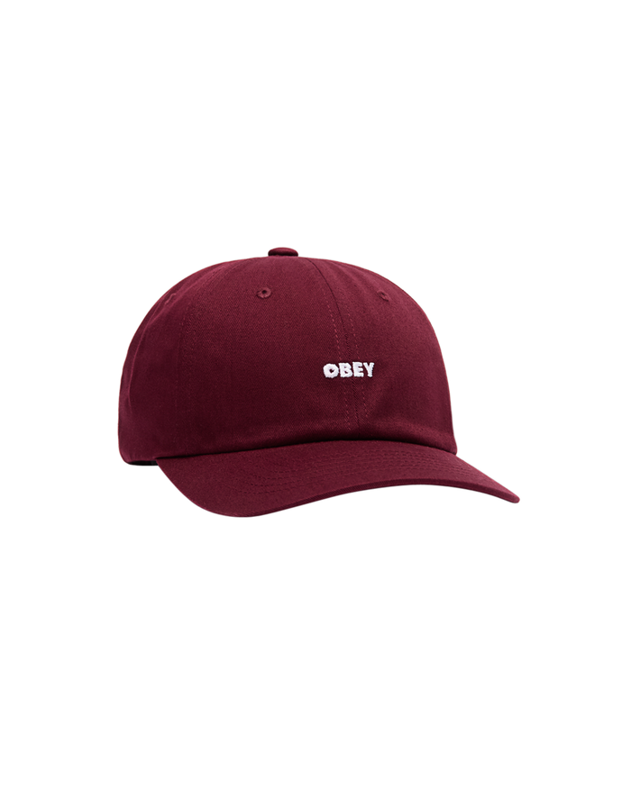 OBEY BOLD CURVE 6 PANEL STRAPBACK - PORT