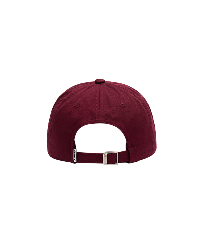 OBEY BOLD CURVE 6 PANEL STRAPBACK - PORT
