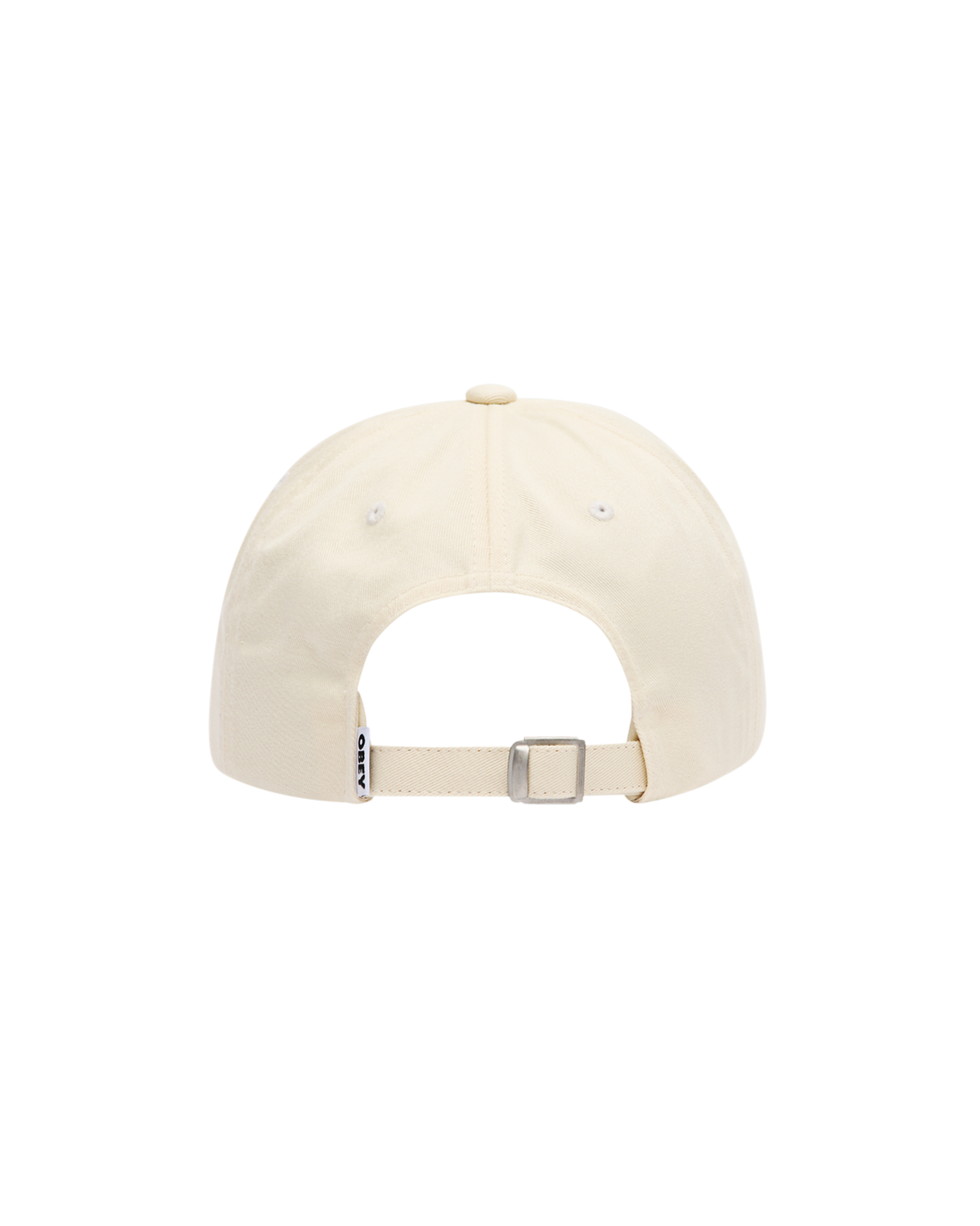 OBEY BOLD CURVE 6 PANEL STRAPBACK - UNBLEACHED