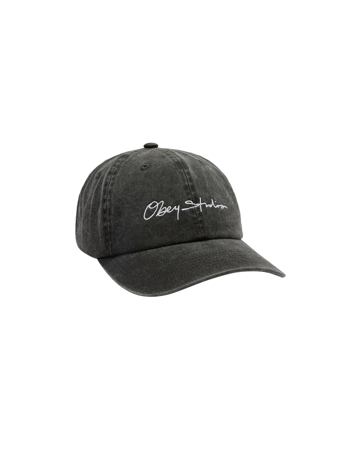 PIGMENT SIGNATURE 6 PANEL STRAPBACK - PIGMENT BLACK