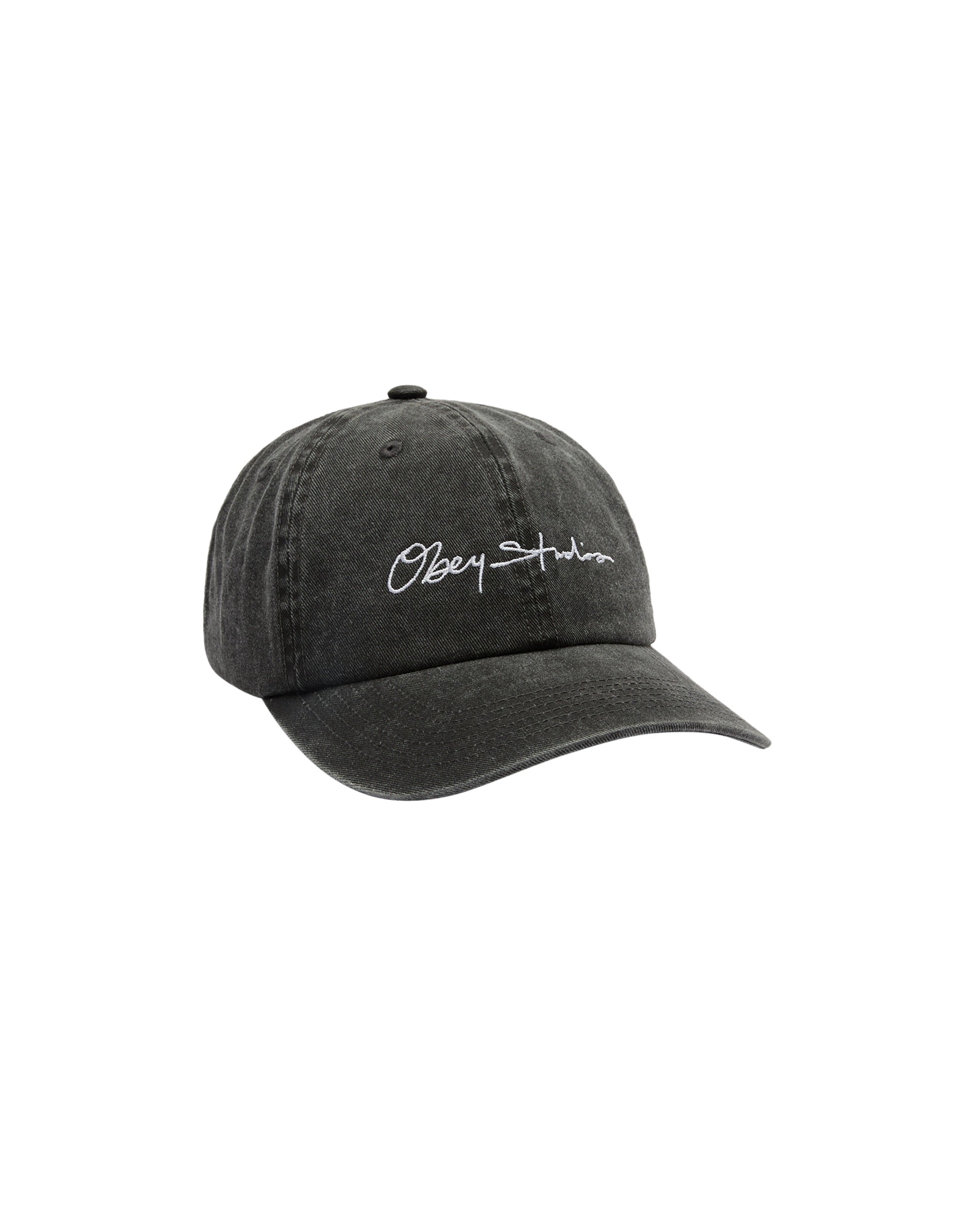PIGMENT SIGNATURE 6 PANEL STRAPBACK - PIGMENT BLACK