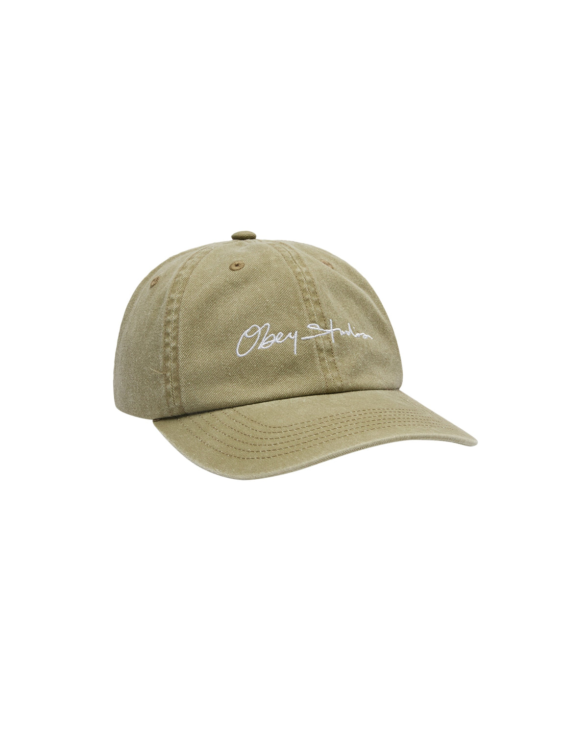 PIGMENT SIGNATURE 6 PANEL STRAPBACK - PIGMENT KHAKI