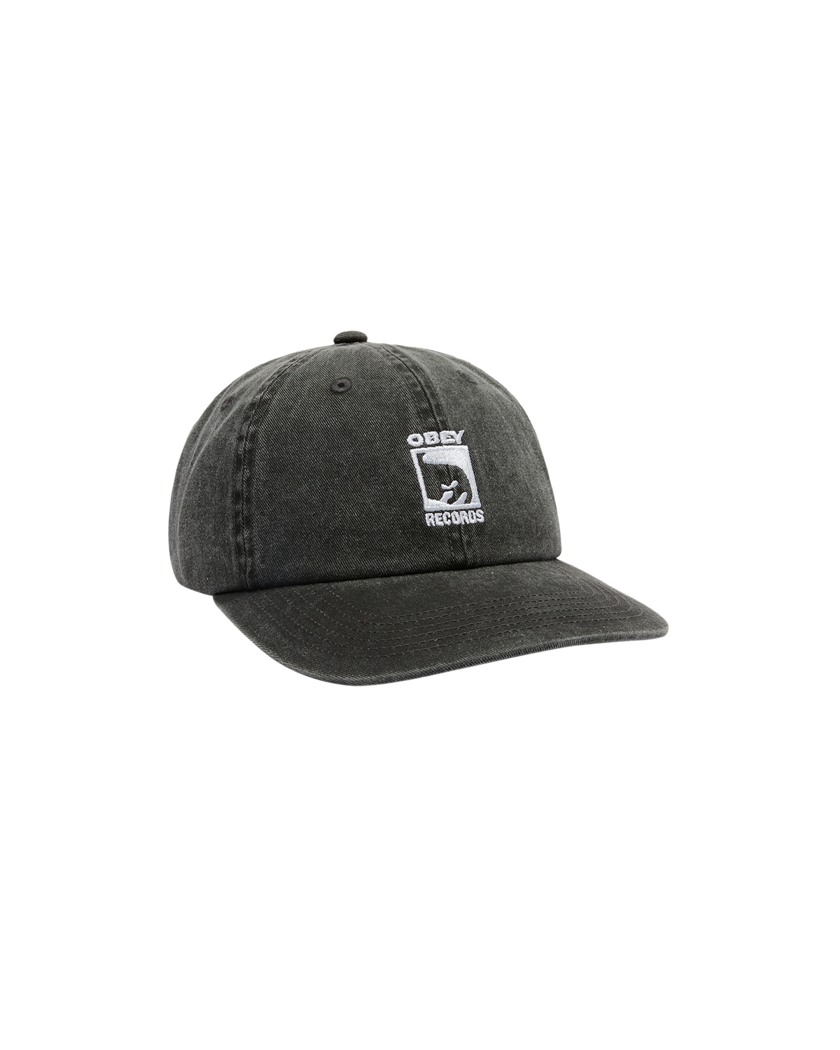 PIGMENT RECORDS6PANEL VELCRO BACK - PIGMENT BLACK