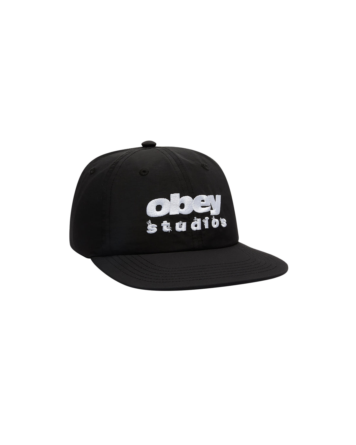 DANCE STUDIO NYLON6PANEL STRAPBACK - BLACK