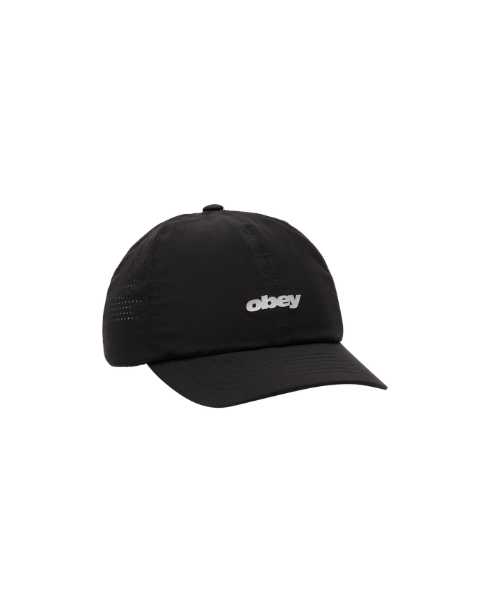 OBEY PACE 6 PANEL TRAIL CAP - BLACK