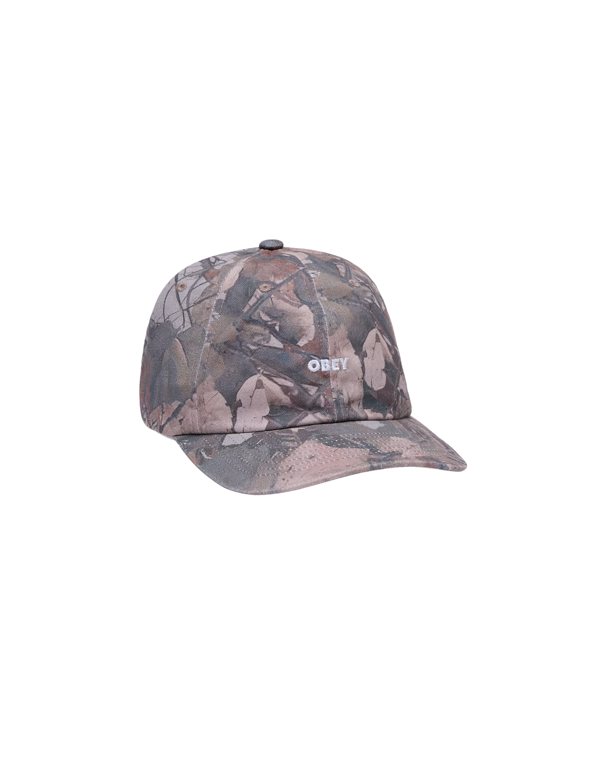 PIGMENT OBEY BOLD 6 PANEL STRAPBACK - FENCE CAMO MULTI