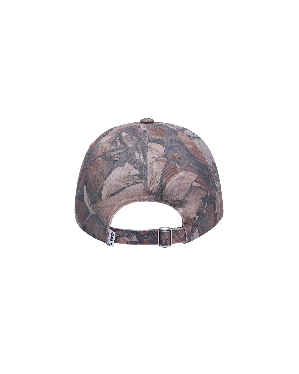 PIGMENT OBEY BOLD 6 PANEL STRAPBACK - FENCE CAMO MULTI