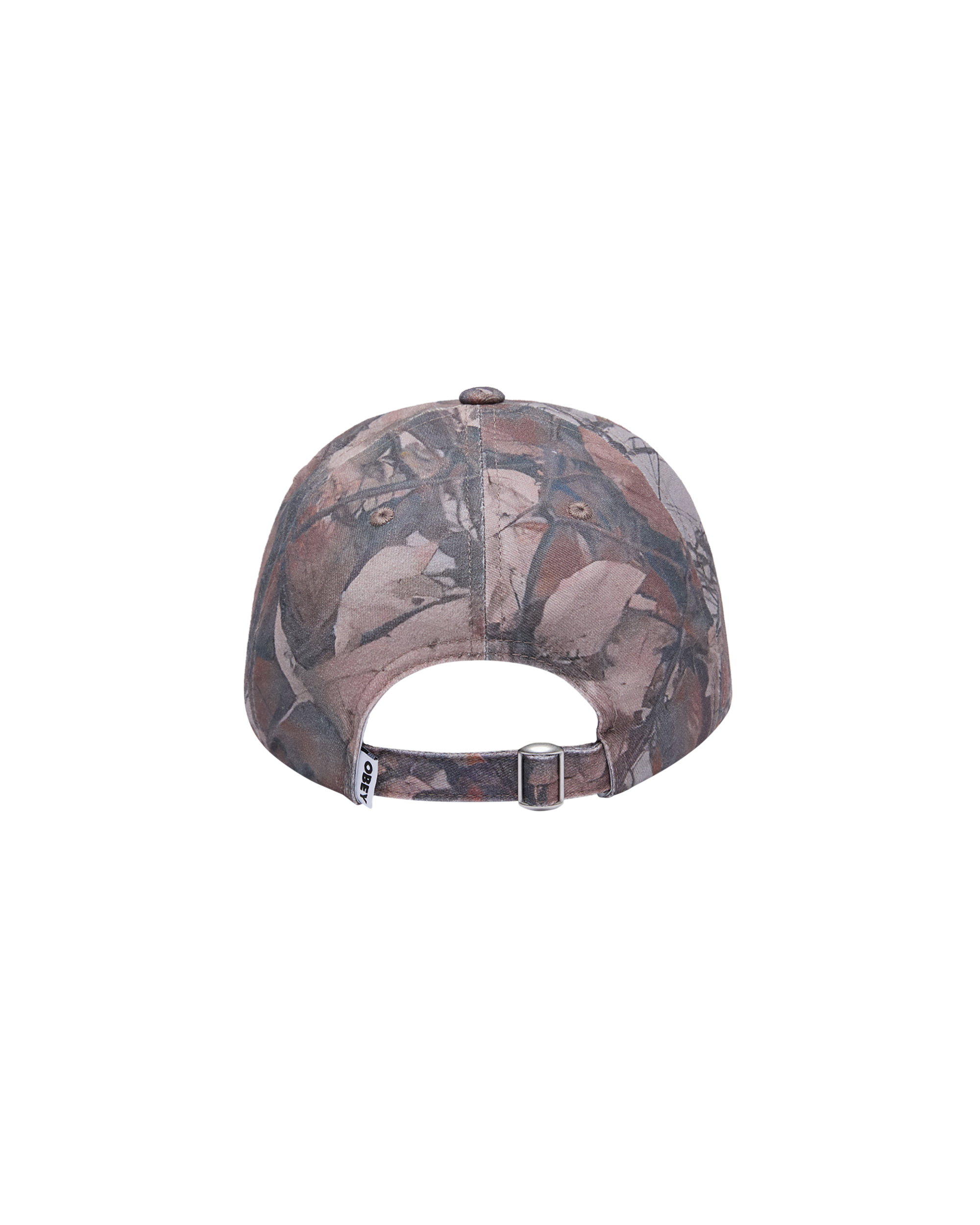 PIGMENT OBEY BOLD 6 PANEL STRAPBACK - FENCE CAMO MULTI
