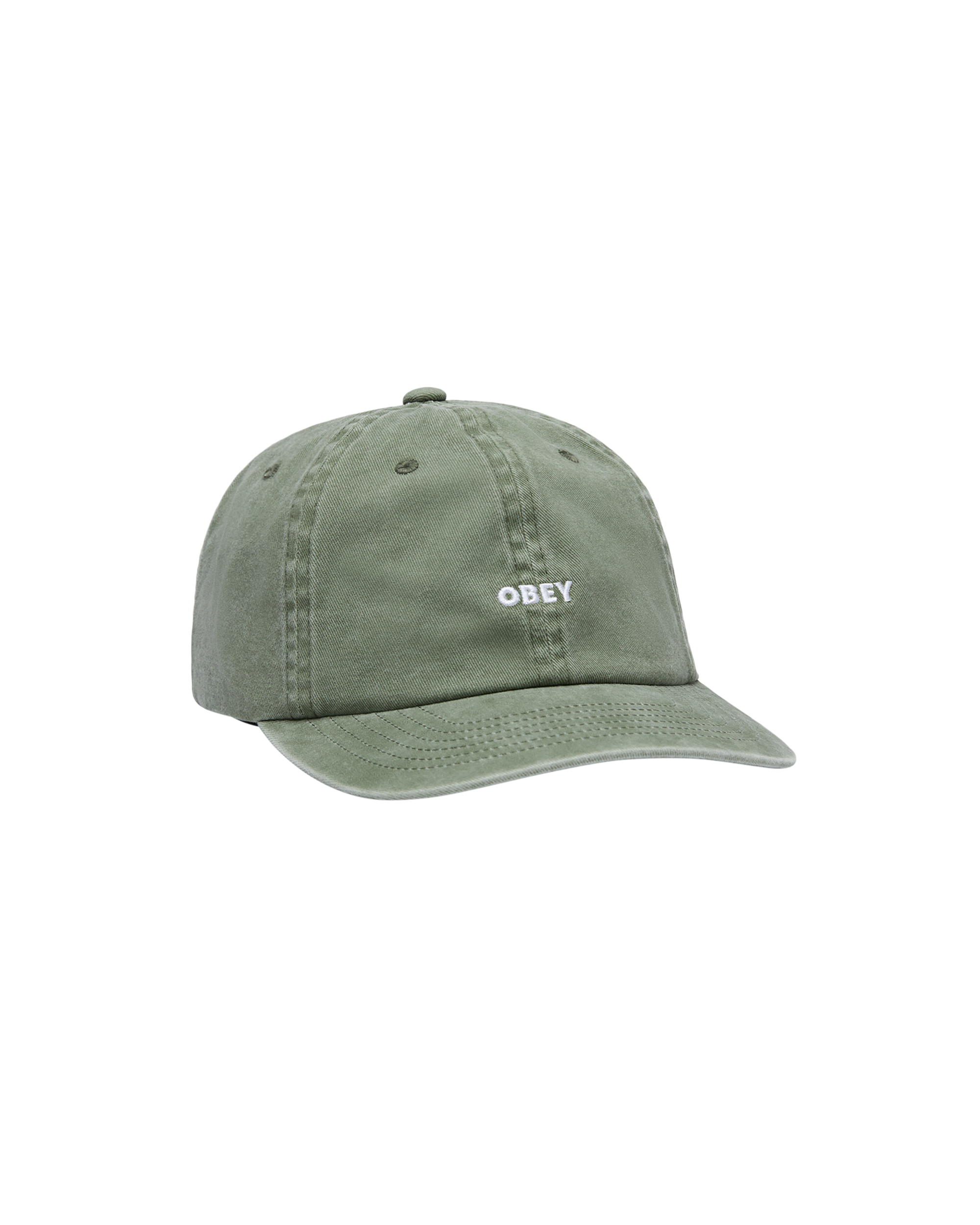 PIGMENT OBEY BOLD 6 PANEL STRAPBACK - PIGMENT OLIVE