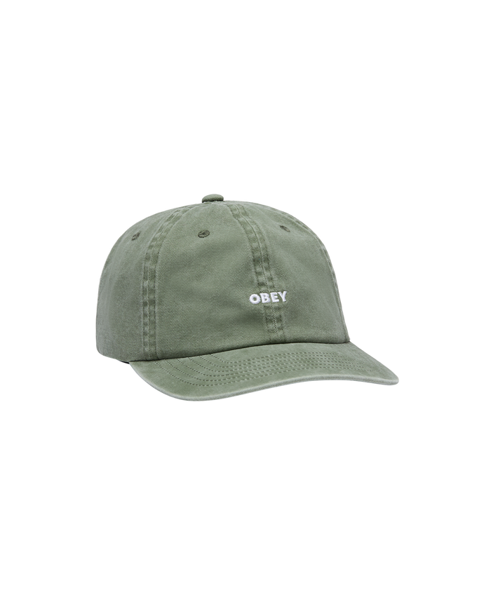 PIGMENT OBEY BOLD 6 PANEL STRAPBACK - PIGMENT OLIVE