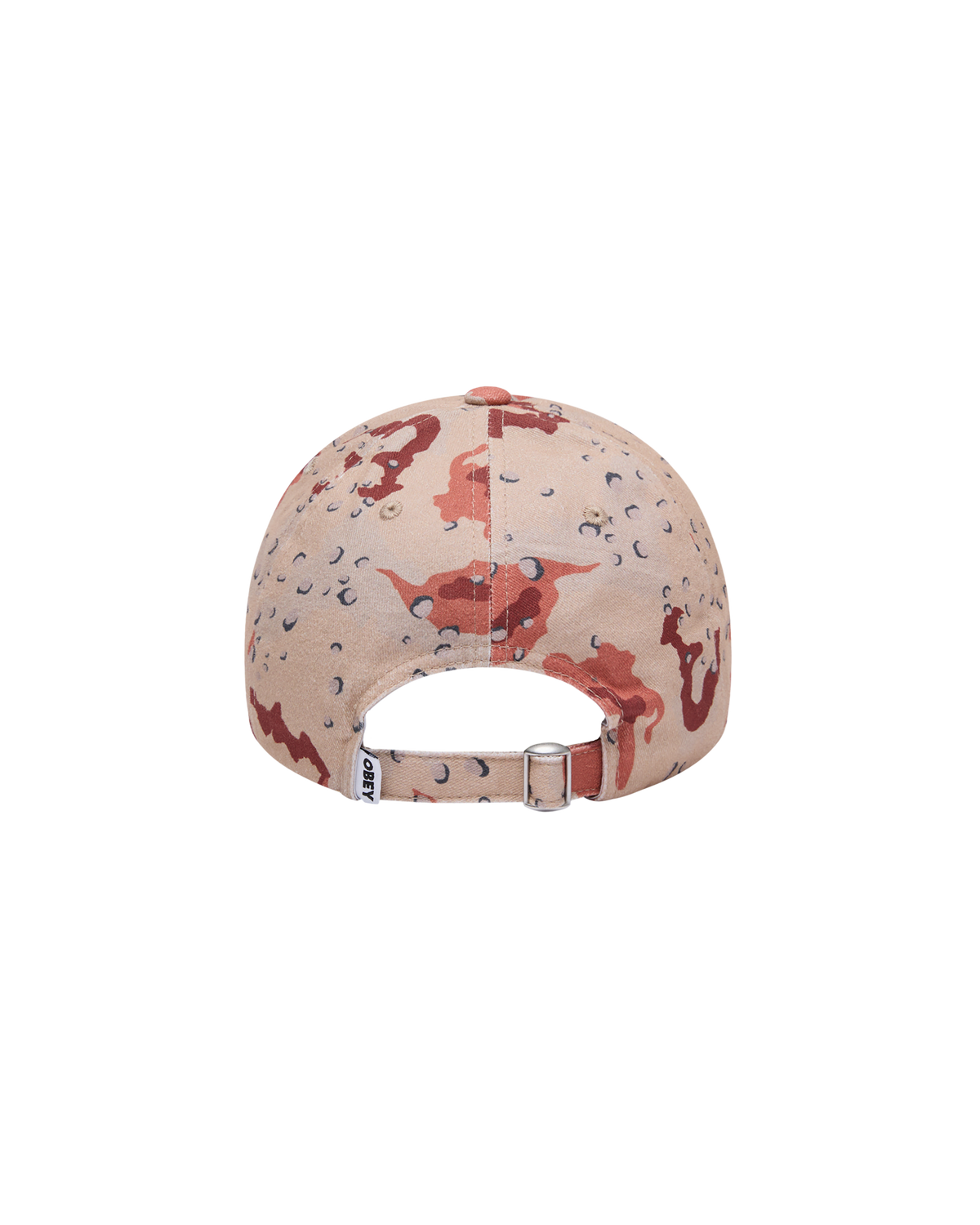 PIGMENT OBEY BOLD 6 PANEL STRAPBACK - SAND CAMO MULTI