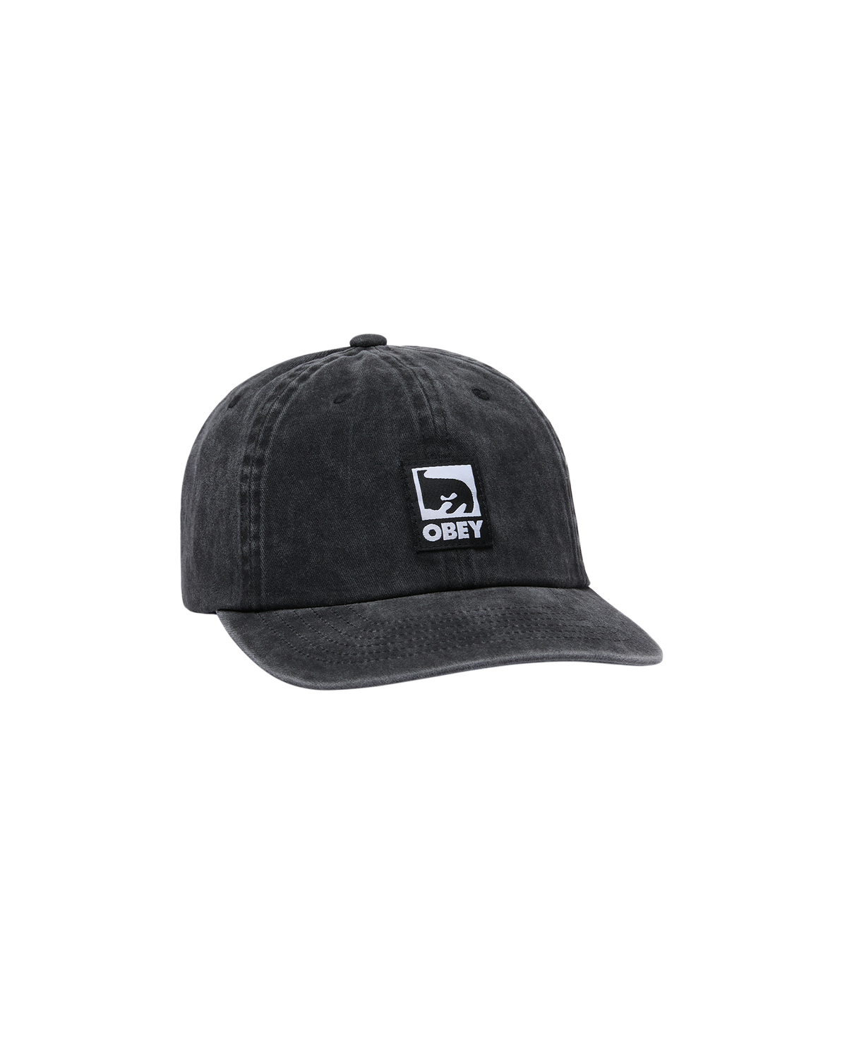 PIGMENT LABEL 6 PANEL VELCRO BACK - PIGMENT BLACK