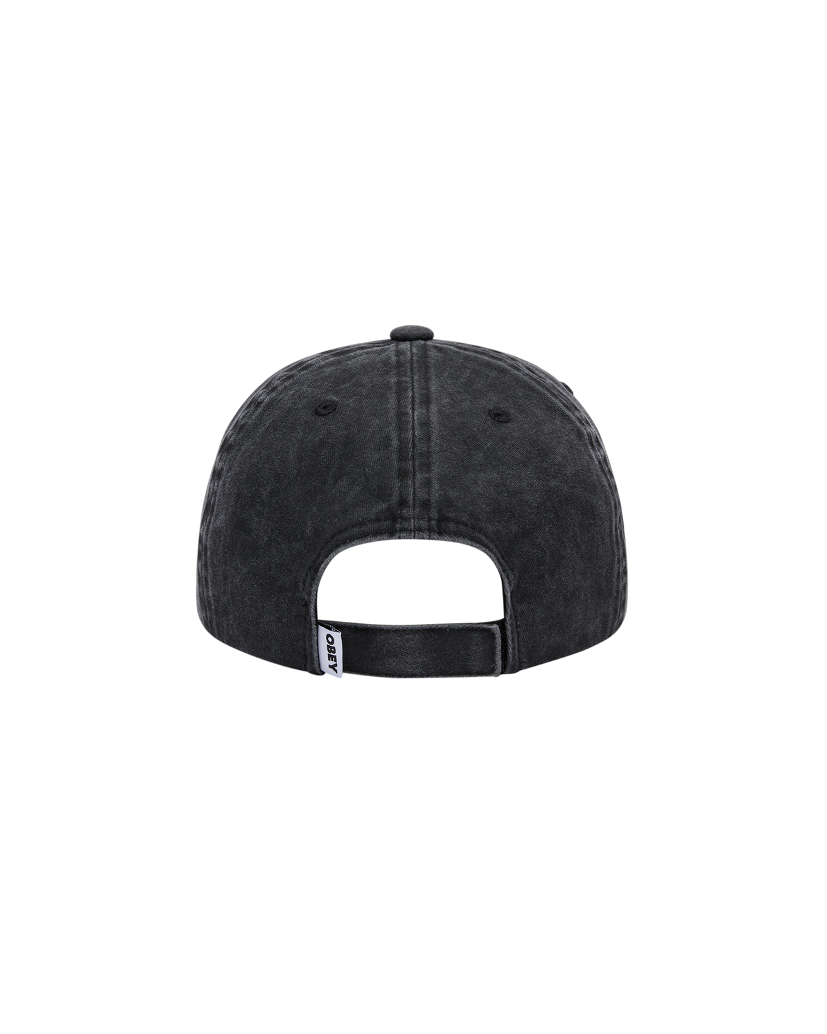 PIGMENT LABEL 6 PANEL VELCRO BACK - PIGMENT BLACK