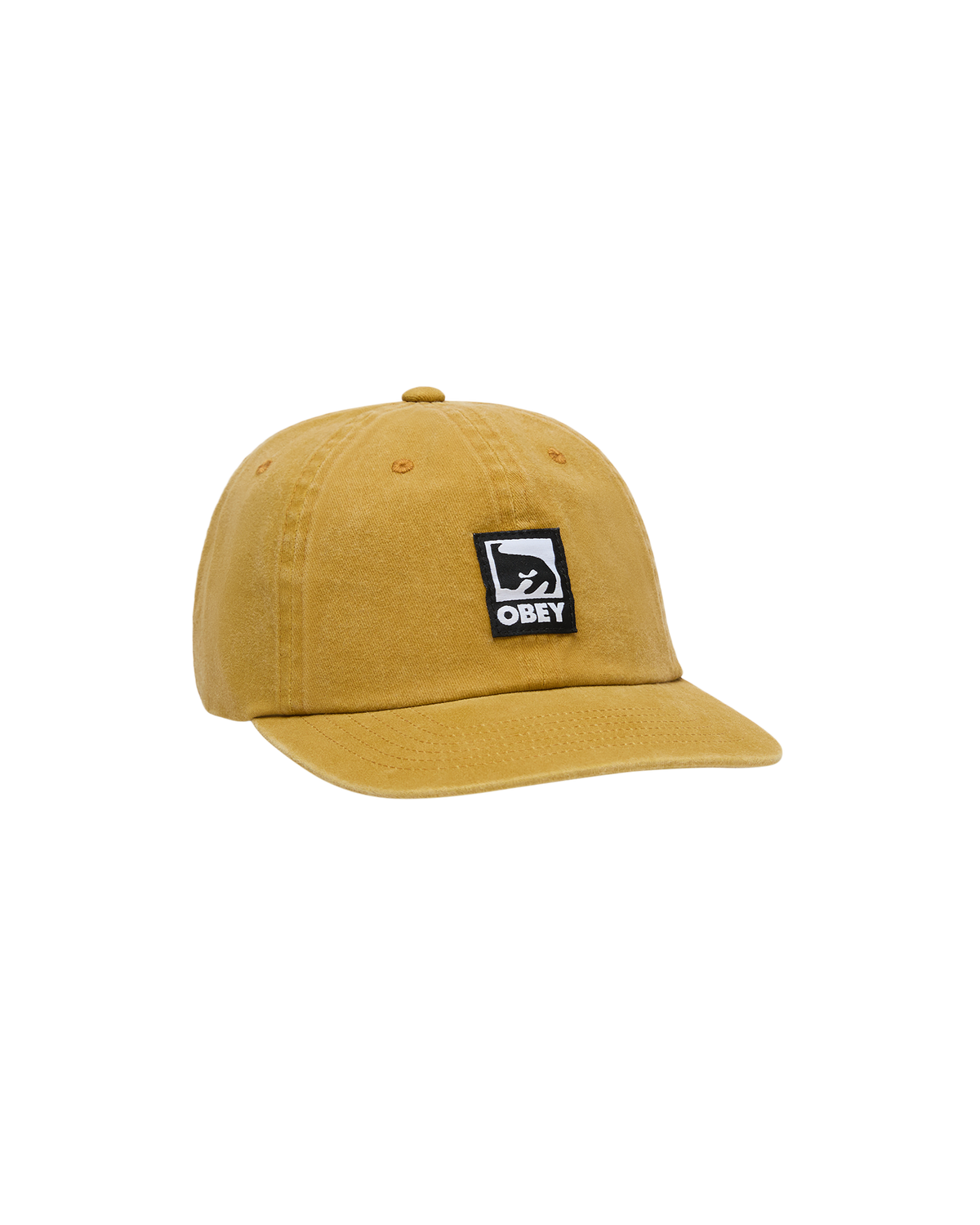 PIGMENT LABEL 6 PANEL VELCRO BACK - PIGMENT MUSTARD