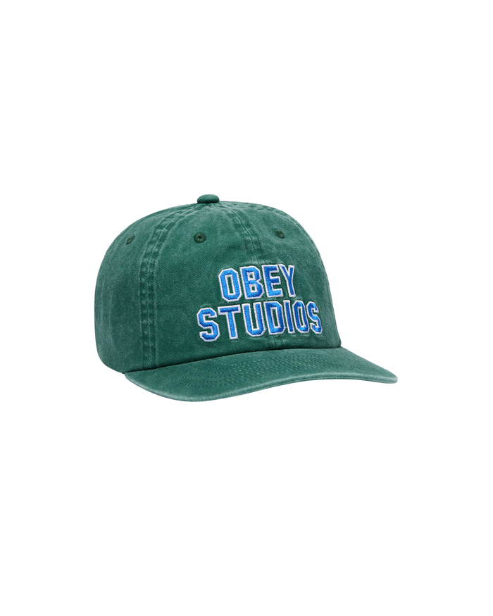 PIGMENT STUDIOS 6 PANEL STRAPBACK - PIGMENT PINE GREEN