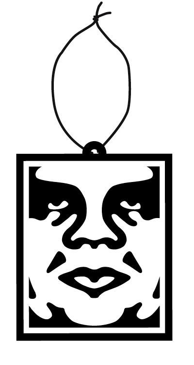 OBEY ICON AIR FRESHENER - BLACK MULTI