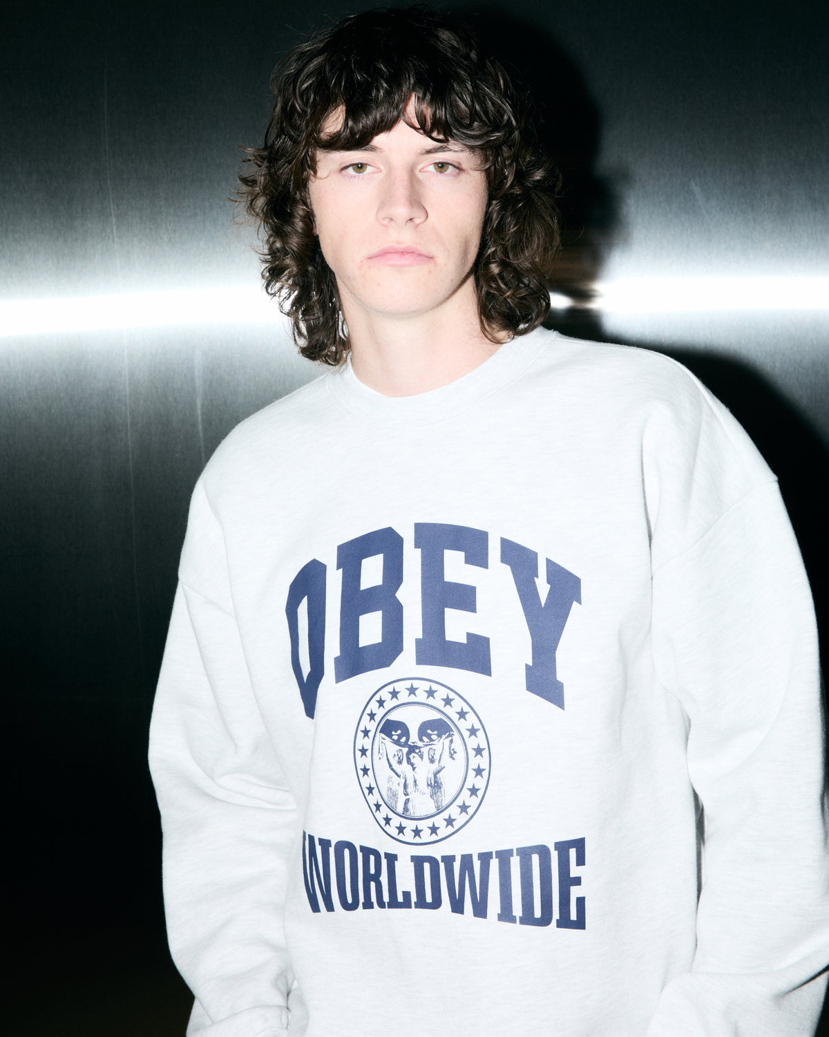 WORLDWIDE UNI CREWNECK - ASH GREY