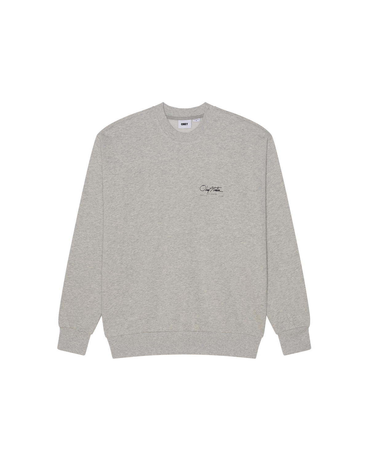 AUTOGRAPH CREWNECK - ASH GREY