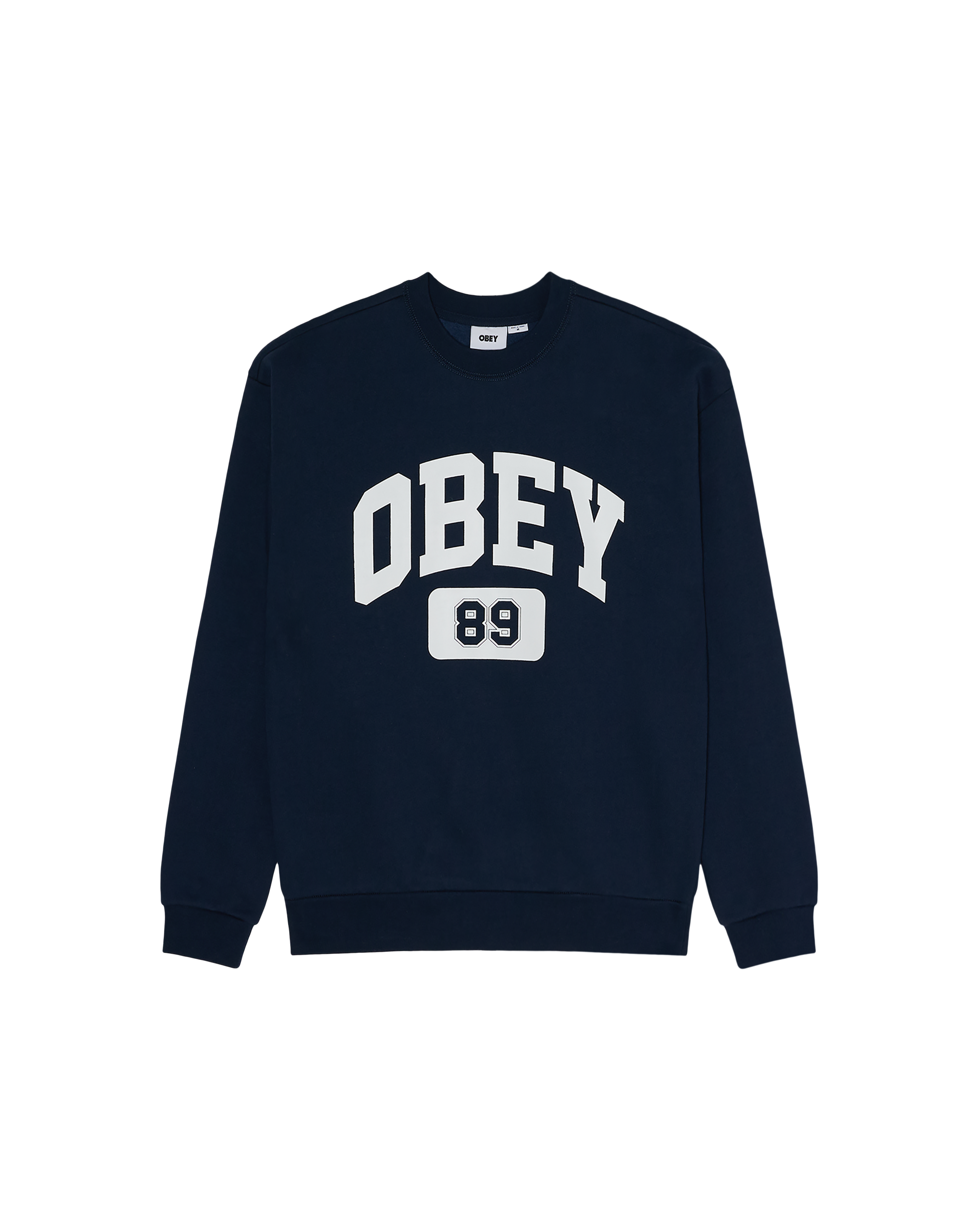 OBEY ACADEMY CREWNECK - PIGMENT BLUE