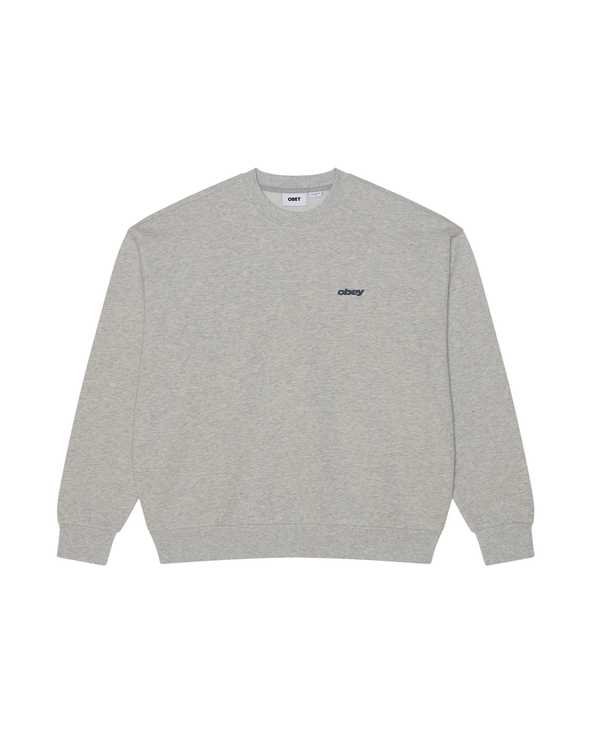 OBEY LEAGUE CREW - ASH GREY