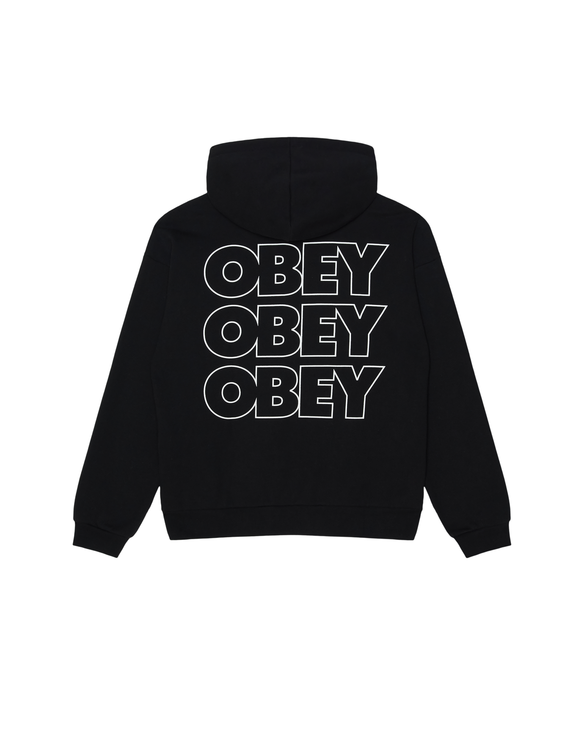 TREBLE EXTRA HEAVY PULLOVER - BLACK