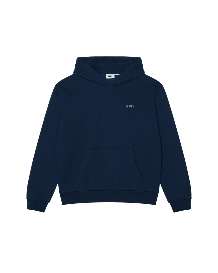 TREBLE EXTRA HEAVY PULLOVER - PIGMENT BLUE
