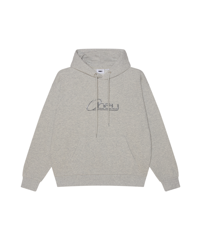 OBEY CHROME PULLOVER - ASH GREY