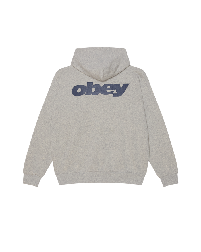 OBEY LEAGUE PULLOVER - ASH GREY