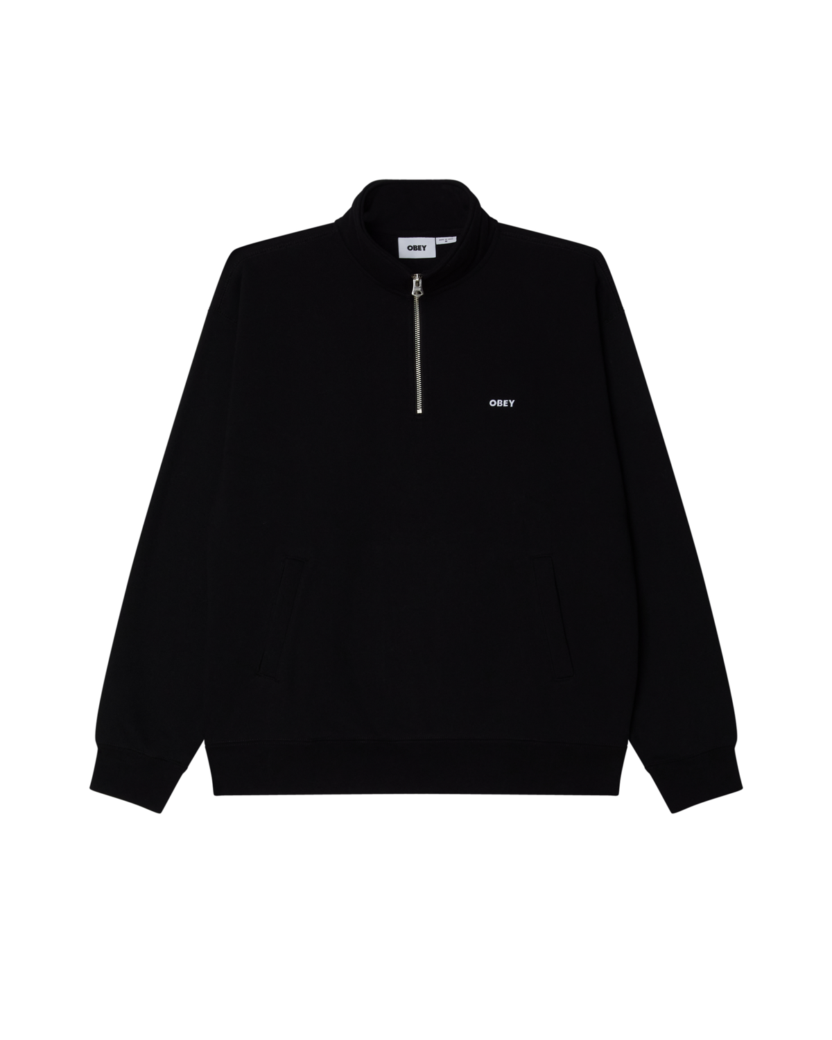 ESTABLISHED WORKS BOLD MOCKNECK - BLACK