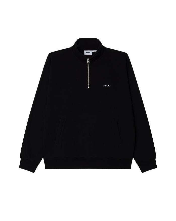 ESTABLISHED WORKS BOLD MOCKNECK - BLACK