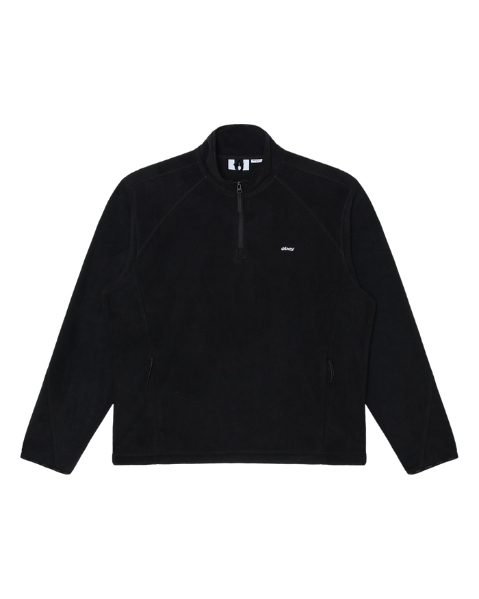 VETTA POLAR FLEECE PULLOVER - BLACK