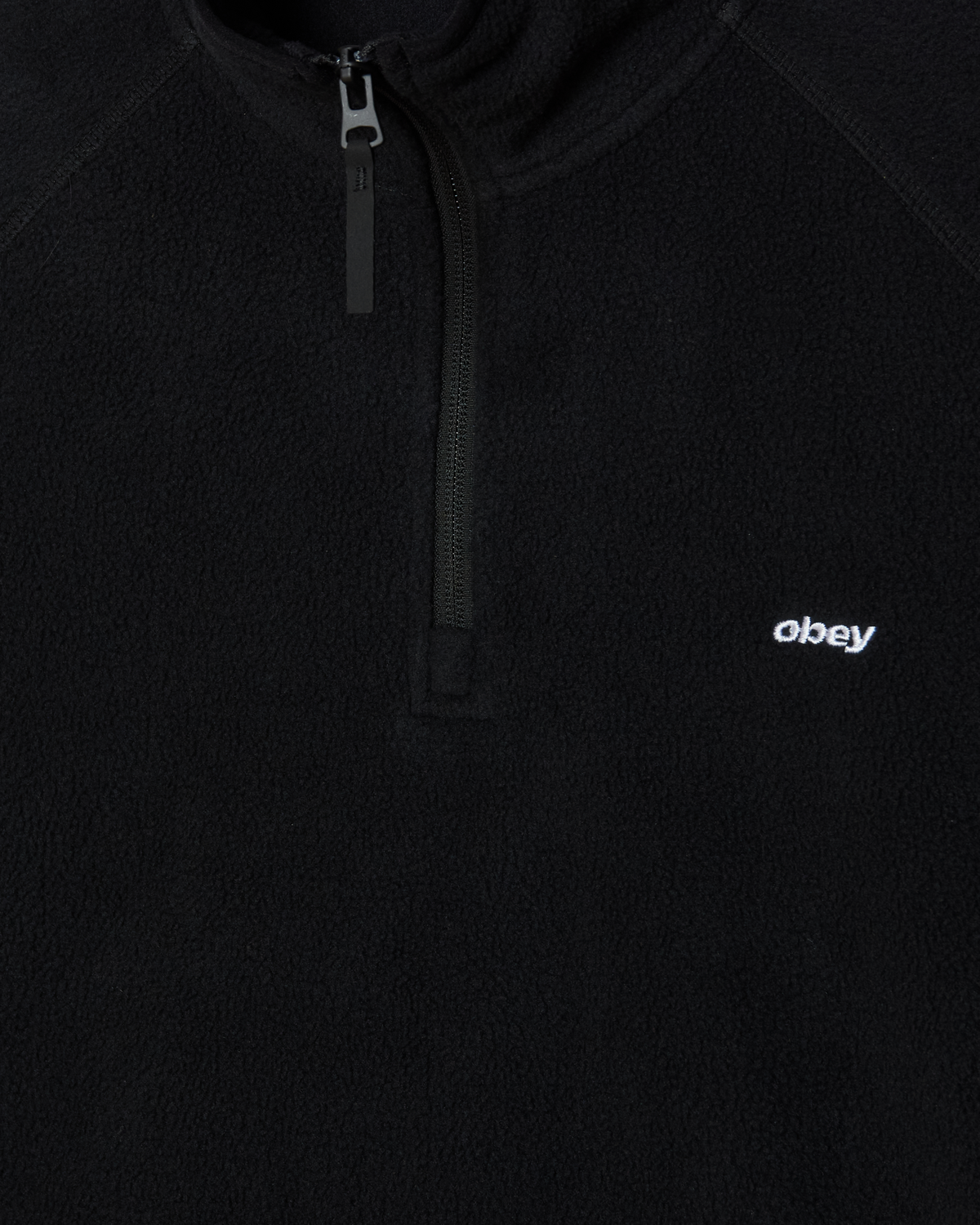 VETTA POLAR FLEECE PULLOVER - BLACK