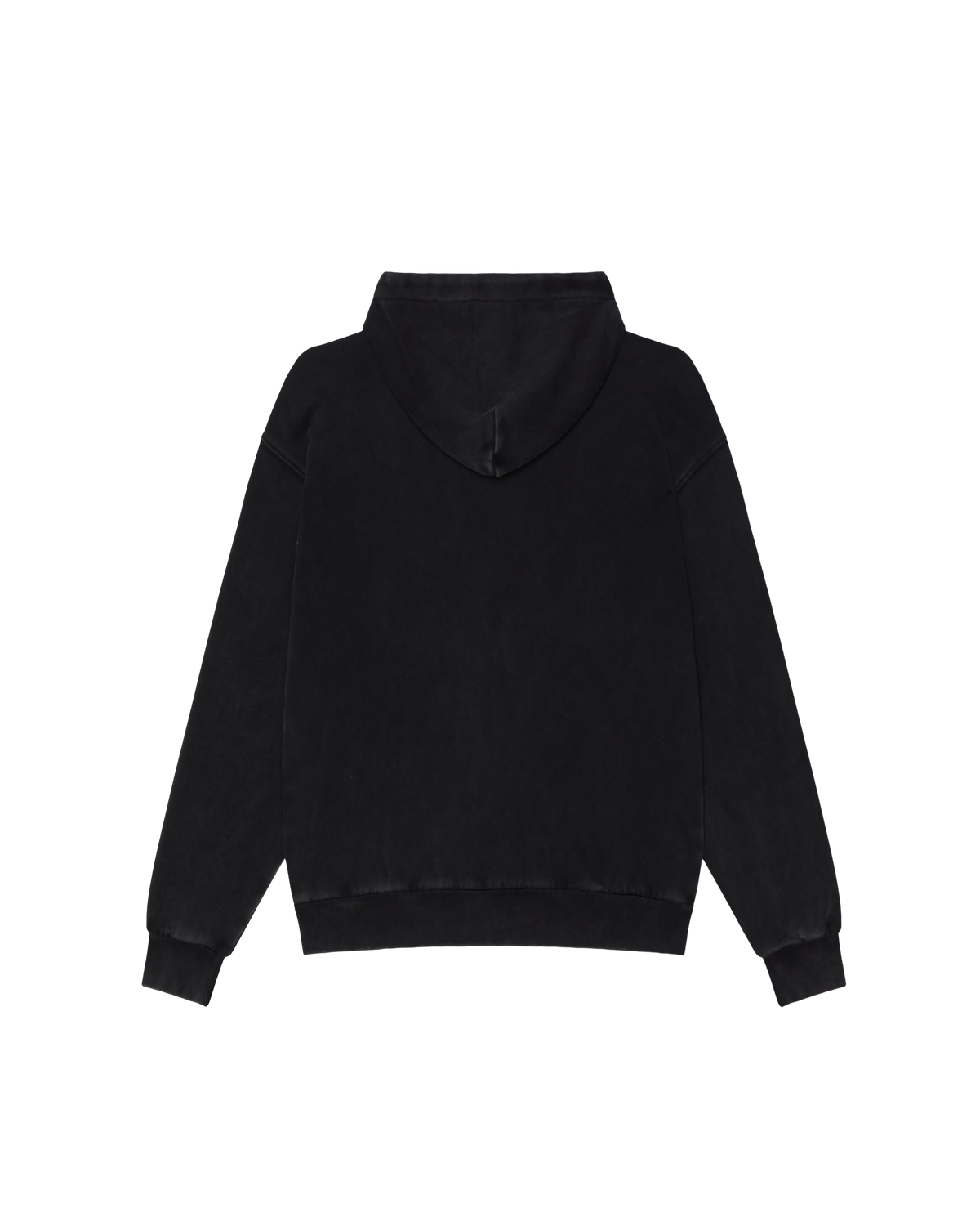 GOTHIC ZIP HOOD - DUSTY BLACK LIMO
