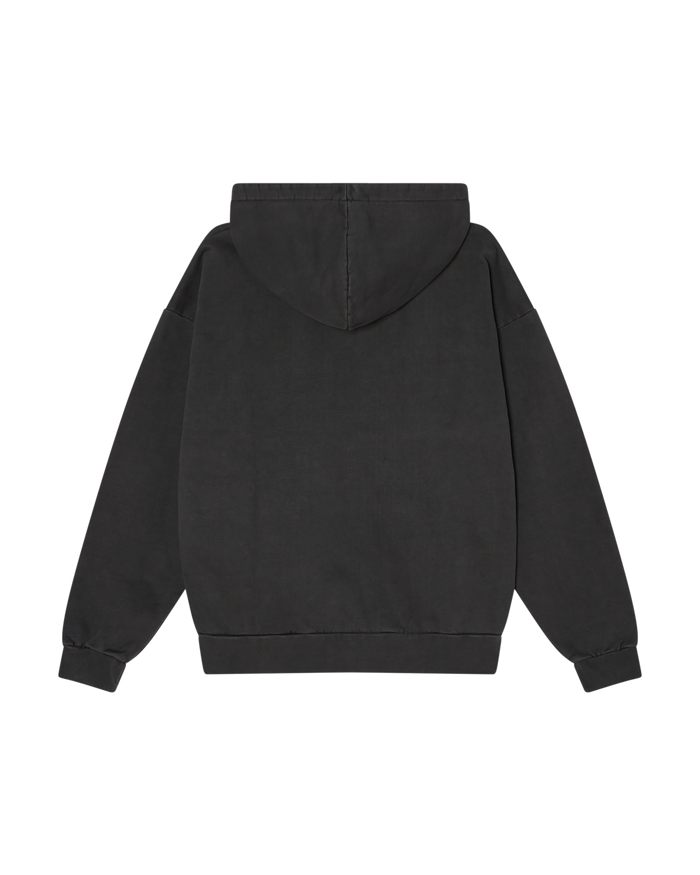 LOWERCASE PIGMENT ZIP HOOD - PIGMENT DIGITAL BLACK