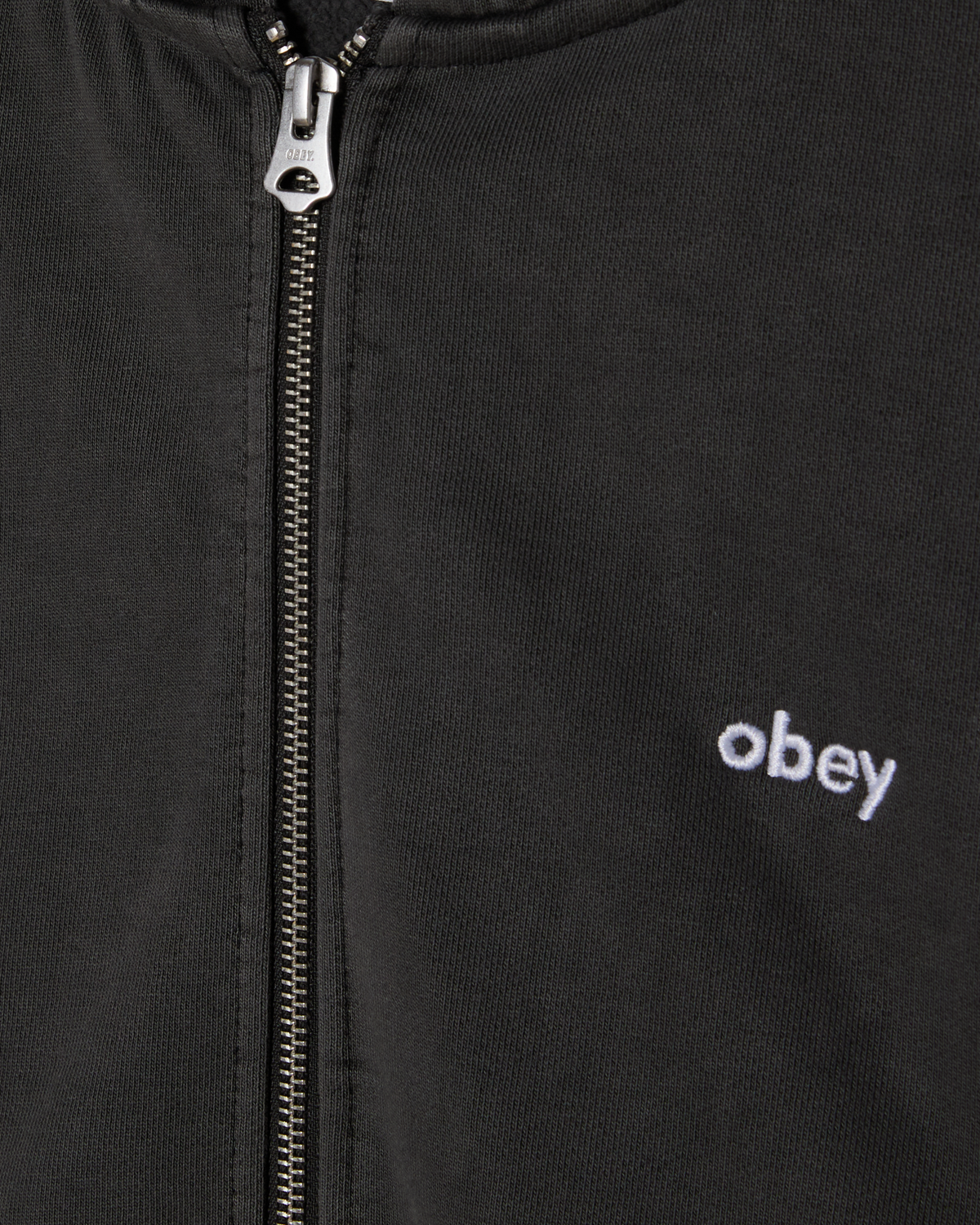 LOWERCASE PIGMENT ZIP HOOD - PIGMENT DIGITAL BLACK