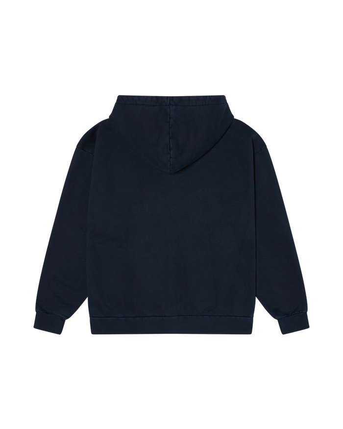 LOWERCASE PIGMENT ZIP HOOD - PIGMENT DARK SAPHIRE