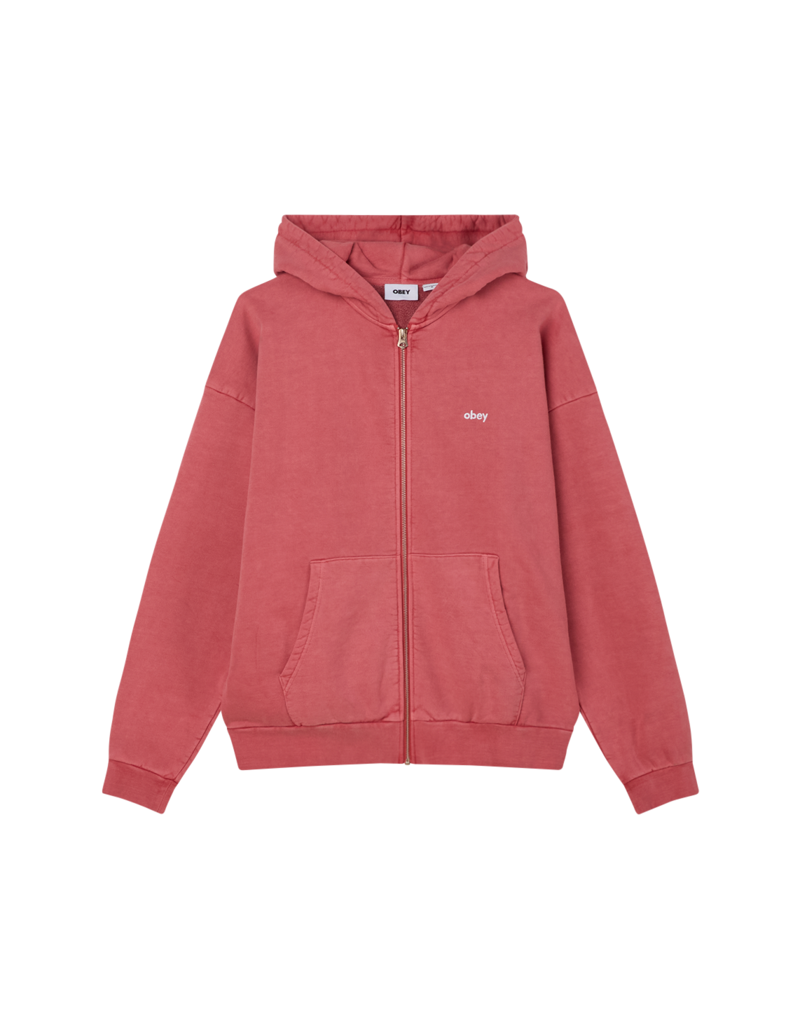 OWERCASE PIGMENT ZIP HOOD