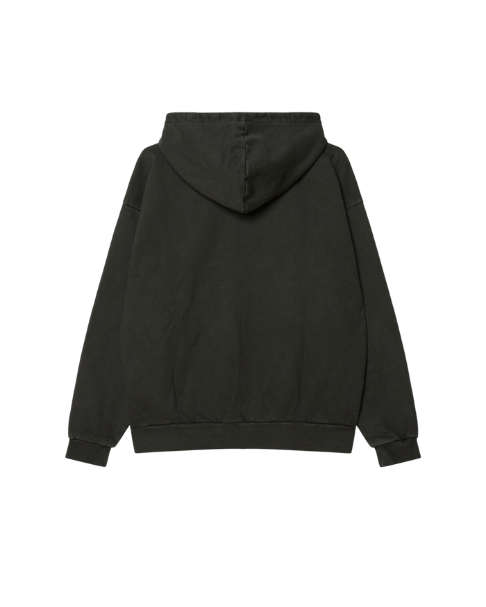 LOWERCASE PIGMENT ZIP HOOD - PIGMENT PIRATE BLACK