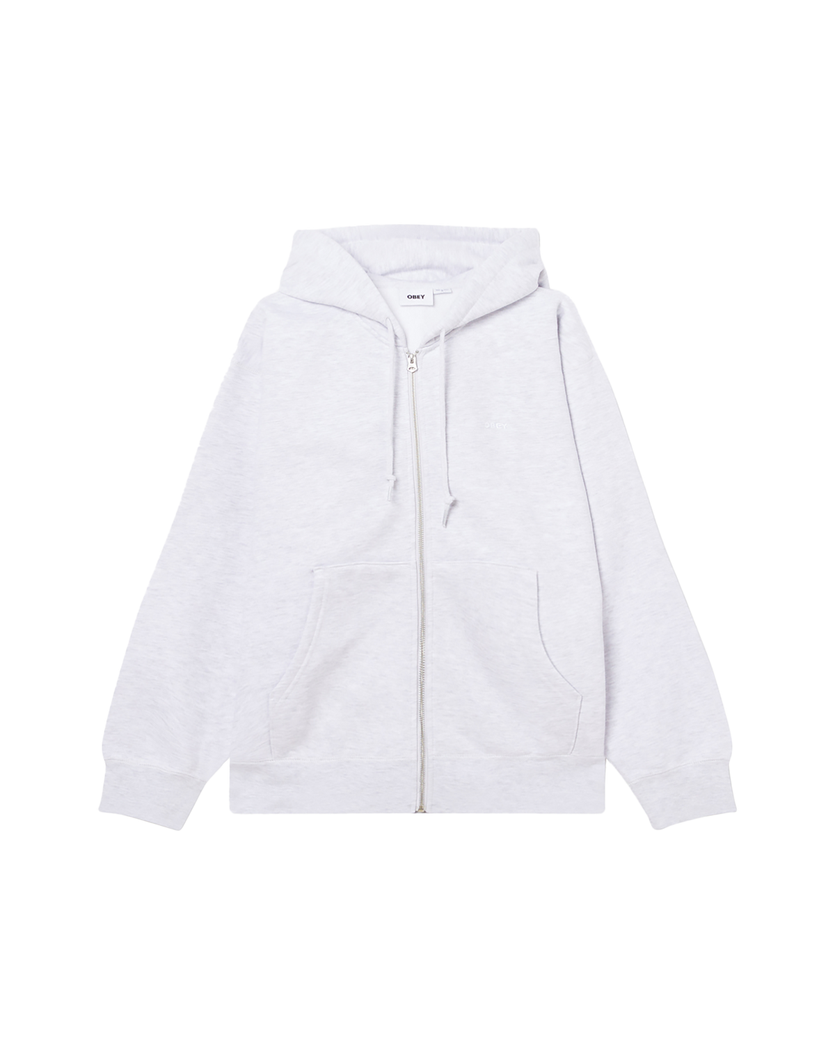 ESTABLISHED WORKS BOLD ZIP HOOD II - ASH GREY