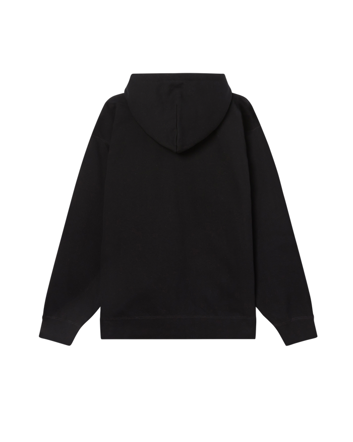 ESTABLISHED WORKS BOLD ZIP HOOD II - BLACK