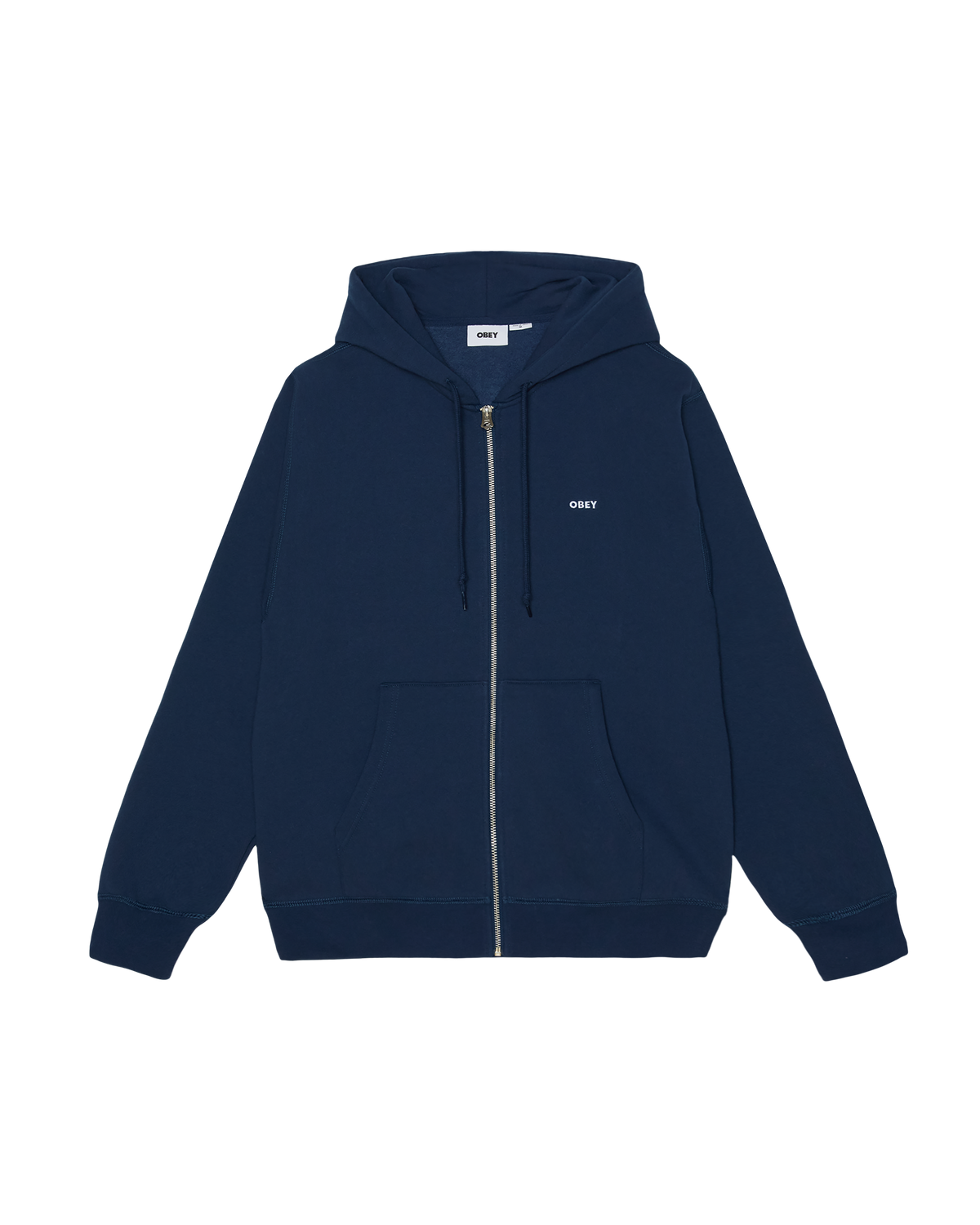 ESTABLISHED WORKS BOLD ZIP HOOD II - PIGMENT BLUE