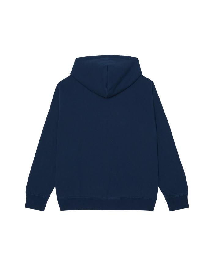 ESTABLISHED WORKS BOLD ZIP HOOD II - PIGMENT BLUE