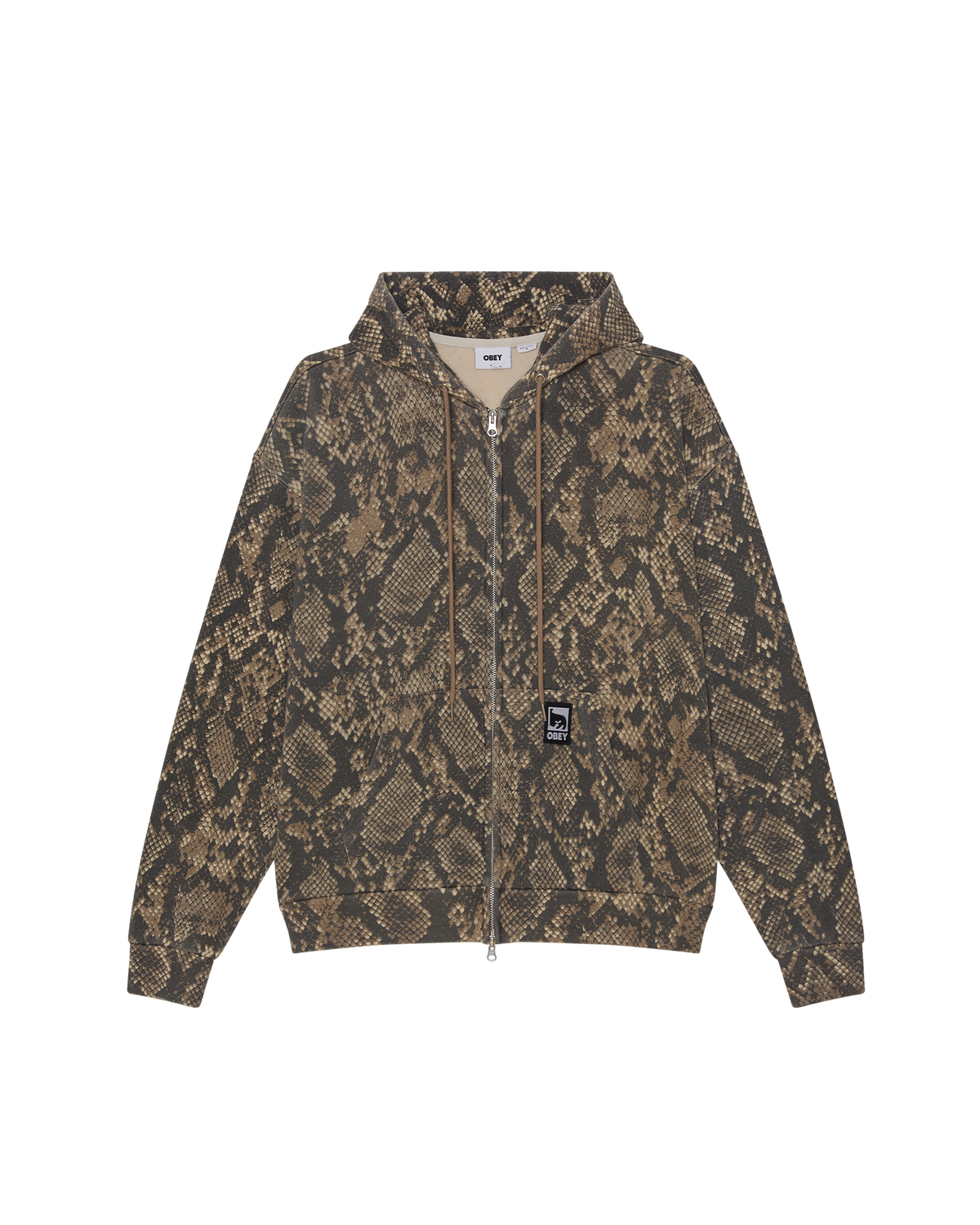 POST ZIP HOOD - DUSTY VINTAGE RATTLE SNAKE